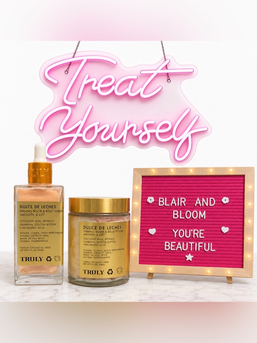 Truly Beauty Dulce De Leches Bundle with Limited Edition Gold Spoon